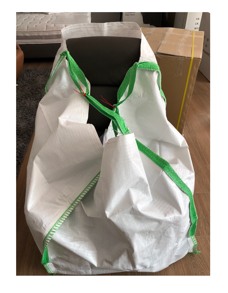 Leenverpakking voor relaxzetel