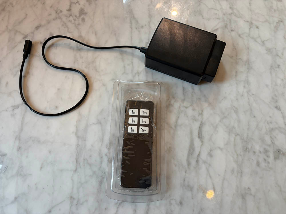 control box Zero Gravity zetel + afstandsbediening